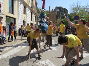 Festes de Primavera de Girona 2015. Cercavila amb el Tarl&agrave;