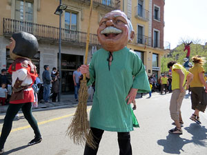 Festes de Primavera de Girona 2015. Cercavila amb el Tarl&agrave;