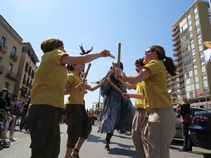 Festes de Primavera de Girona 2015. Cercavila amb el Tarl&agrave;
