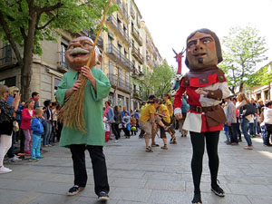 Festes de Primavera de Girona 2015. Cercavila amb el Tarl&agrave;