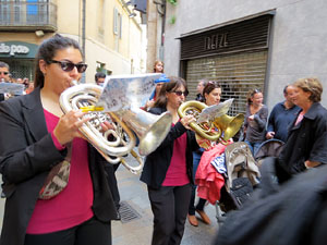 Festes de Primavera de Girona 2015. Presentaci&oacute; de la Mula Baba
