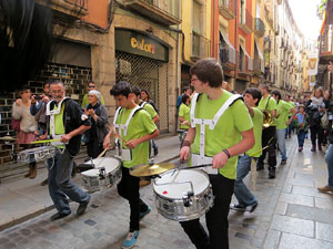 Festes de Primavera de Girona 2015. Presentaci&oacute; de la Mula Baba