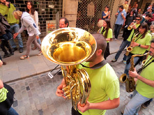 Festes de Primavera de Girona 2015. Presentaci&oacute; de la Mula Baba