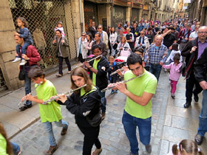 Festes de Primavera de Girona 2015. Presentaci&oacute; de la Mula Baba