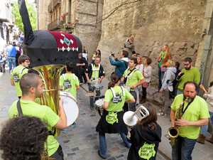 Festes de Primavera de Girona 2015. Presentaci&oacute; de la Mula Baba