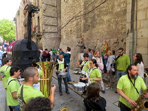 Festes de Primavera de Girona 2015. Presentaci&oacute; de la Mula Baba