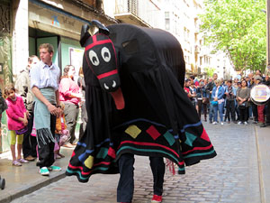 Festes de Primavera de Girona 2015. Presentaci&oacute; de la Mula Baba