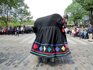 Festes de Primavera de Girona 2015. Presentaci&oacute; de la Mula Baba