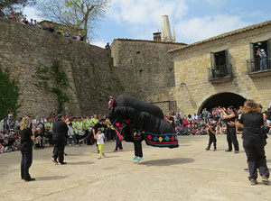 Festes de Primavera de Girona 2015. Presentaci&oacute; de la Mula Baba
