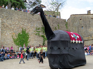 Festes de Primavera de Girona 2015. Presentaci&oacute; de la Mula Baba