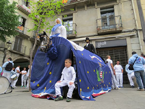 Festes de Primavera de Girona 2015. Presentaci&oacute; de la Mula Baba