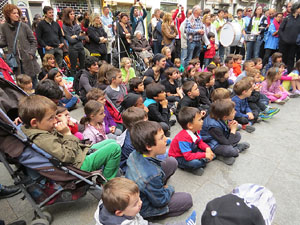 Festes de Primavera de Girona 2015. Presentaci&oacute; de la Mula Baba