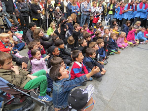 Festes de Primavera de Girona 2015. Presentaci&oacute; de la Mula Baba