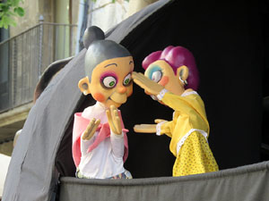 Festes de Primavera de Girona 2015. Presentaci&oacute; de la Mula Baba