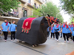 Festes de Primavera de Girona 2015. Presentaci&oacute; de la Mula Baba