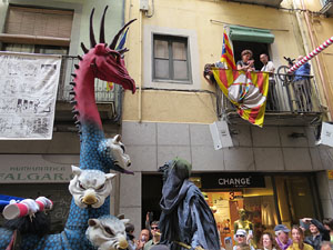 Festes de Primavera de Girona 2015. Penjada del Tarlà