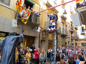 Festes de Primavera de Girona 2015. Penjada del Tarlà