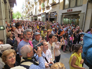 Festes de Primavera de Girona 2015. Penjada del Tarlà