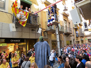 Festes de Primavera de Girona 2015. Penjada del Tarlà