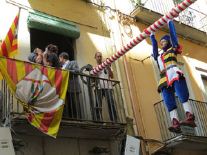 Festes de Primavera de Girona 2015. Penjada del Tarlà