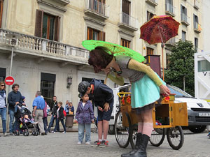Festes de Primavera de Girona 2015. Espectacle Miss Umbrel·la