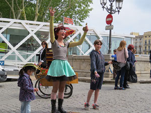 Festes de Primavera de Girona 2015. Espectacle Miss Umbrel·la