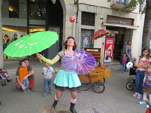 Festes de Primavera de Girona 2015. Espectacle Miss Umbrel·la