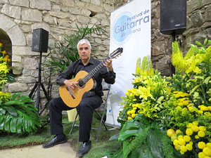 Festival de Guitarra de Girona 2015. Josep Manzano als Banys &Agrave;rabs