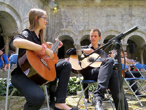 Festival de Guitarra de Girona 2015. Acords Joves al claustre de la Catedral