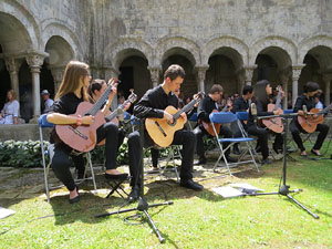 Festival de Guitarra de Girona 2015. Acords Joves al claustre de la Catedral