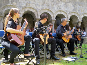 Festival de Guitarra de Girona 2015. Acords Joves al claustre de la Catedral