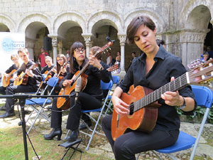 Festival de Guitarra de Girona 2015. Acords Joves al claustre de la Catedral
