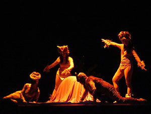 FITAG 2015. Espectacle Maz&aacute;tzin, el hombre venado, de la Cia. Centro Cultural Jalil Gibran, M&egrave;xic, i el Col&middot;lectiu Actoral de Girona