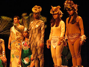 FITAG 2015. Espectacle Maz&aacute;tzin, el hombre venado, de la Cia. Centro Cultural Jalil Gibran, M&egrave;xic, i el Col&middot;lectiu Actoral de Girona