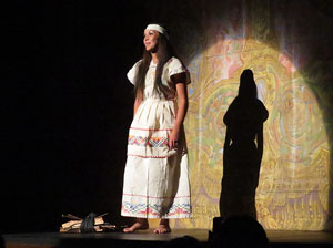 FITAG 2015. Espectacle Maz&aacute;tzin, el hombre venado, de la Cia. Centro Cultural Jalil Gibran, M&egrave;xic, i el Col&middot;lectiu Actoral de Girona