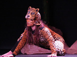 FITAG 2015. Espectacle Maz&aacute;tzin, el hombre venado, de la Cia. Centro Cultural Jalil Gibran, M&egrave;xic, i el Col&middot;lectiu Actoral de Girona
