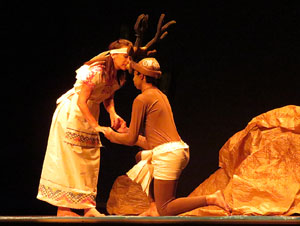 FITAG 2015. Espectacle Maz&aacute;tzin, el hombre venado, de la Cia. Centro Cultural Jalil Gibran, M&egrave;xic, i el Col&middot;lectiu Actoral de Girona