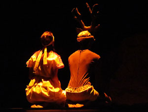FITAG 2015. Espectacle Maz&aacute;tzin, el hombre venado, de la Cia. Centro Cultural Jalil Gibran, M&egrave;xic, i el Col&middot;lectiu Actoral de Girona