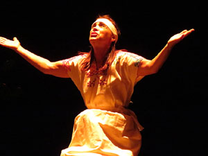 FITAG 2015. Espectacle Maz&aacute;tzin, el hombre venado, de la Cia. Centro Cultural Jalil Gibran, M&egrave;xic, i el Col&middot;lectiu Actoral de Girona