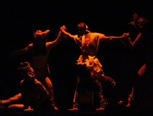 FITAG 2015. Espectacle Maz&aacute;tzin, el hombre venado, de la Cia. Centro Cultural Jalil Gibran, M&egrave;xic, i el Col&middot;lectiu Actoral de Girona