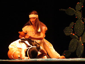 FITAG 2015. Espectacle Maz&aacute;tzin, el hombre venado, de la Cia. Centro Cultural Jalil Gibran, M&egrave;xic, i el Col&middot;lectiu Actoral de Girona