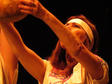 FITAG 2015. Espectacle Maz&aacute;tzin, el hombre venado, de la Cia. Centro Cultural Jalil Gibran, M&egrave;xic, i el Col&middot;lectiu Actoral de Girona