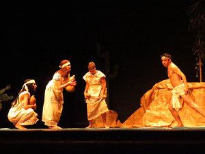 FITAG 2015. Espectacle Maz&aacute;tzin, el hombre venado, de la Cia. Centro Cultural Jalil Gibran, M&egrave;xic, i el Col&middot;lectiu Actoral de Girona