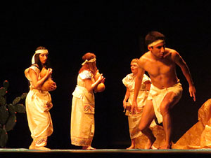 FITAG 2015. Espectacle Maz&aacute;tzin, el hombre venado, de la Cia. Centro Cultural Jalil Gibran, M&egrave;xic, i el Col&middot;lectiu Actoral de Girona