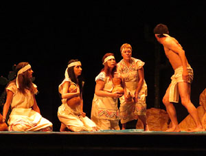 FITAG 2015. Espectacle Maz&aacute;tzin, el hombre venado, de la Cia. Centro Cultural Jalil Gibran, M&egrave;xic, i el Col&middot;lectiu Actoral de Girona