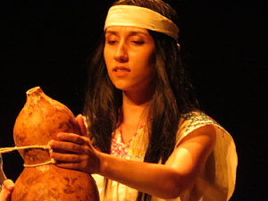 FITAG 2015. Espectacle Maz&aacute;tzin, el hombre venado, de la Cia. Centro Cultural Jalil Gibran, M&egrave;xic, i el Col&middot;lectiu Actoral de Girona