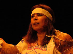 FITAG 2015. Espectacle Maz&aacute;tzin, el hombre venado, de la Cia. Centro Cultural Jalil Gibran, M&egrave;xic, i el Col&middot;lectiu Actoral de Girona