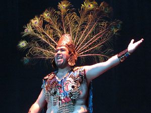 FITAG 2015. Espectacle Maz&aacute;tzin, el hombre venado, de la Cia. Centro Cultural Jalil Gibran, M&egrave;xic, i el Col&middot;lectiu Actoral de Girona