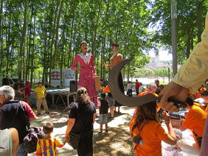 Bateig dels gegants de l'Esquerra del Ter, en Benet i la Carmen