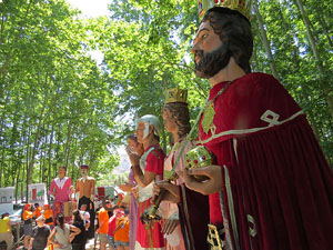 Bateig dels gegants de l'Esquerra del Ter, en Benet i la Carmen
